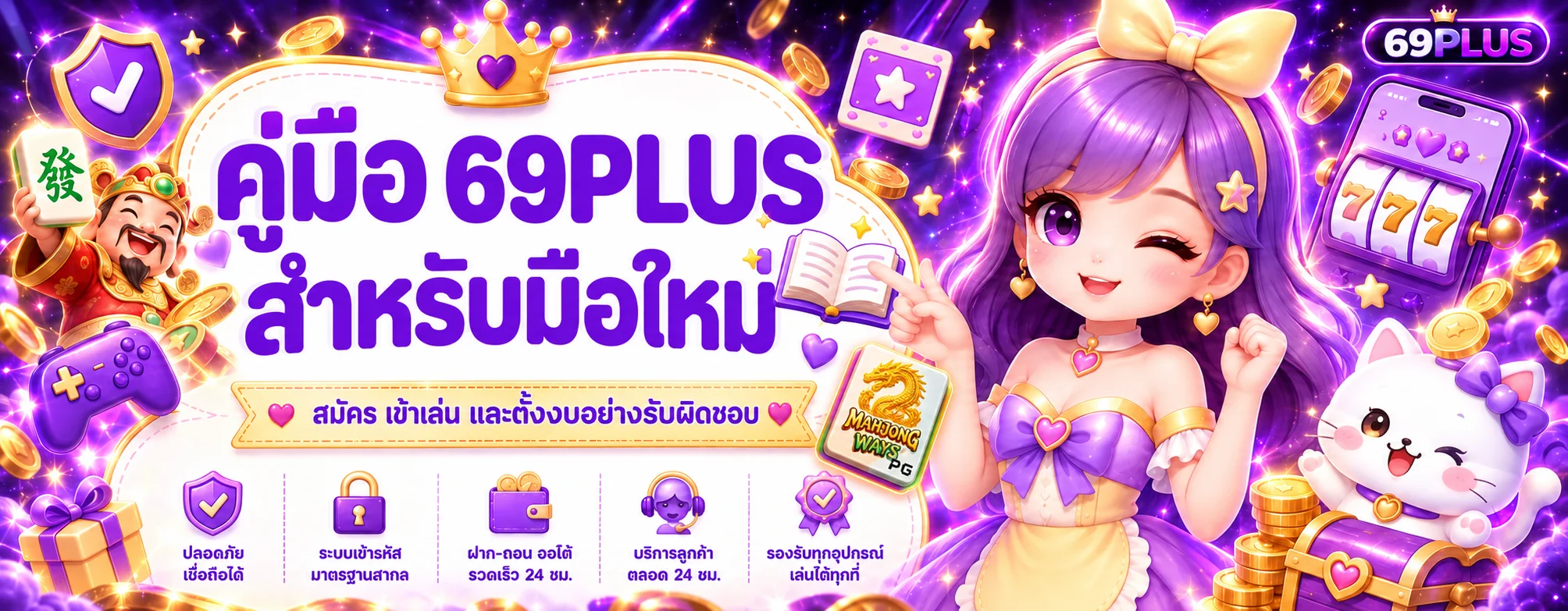 69PLUS คู่มือมือใหม่ สมัคร เข้าเล่น และตั้งงบ